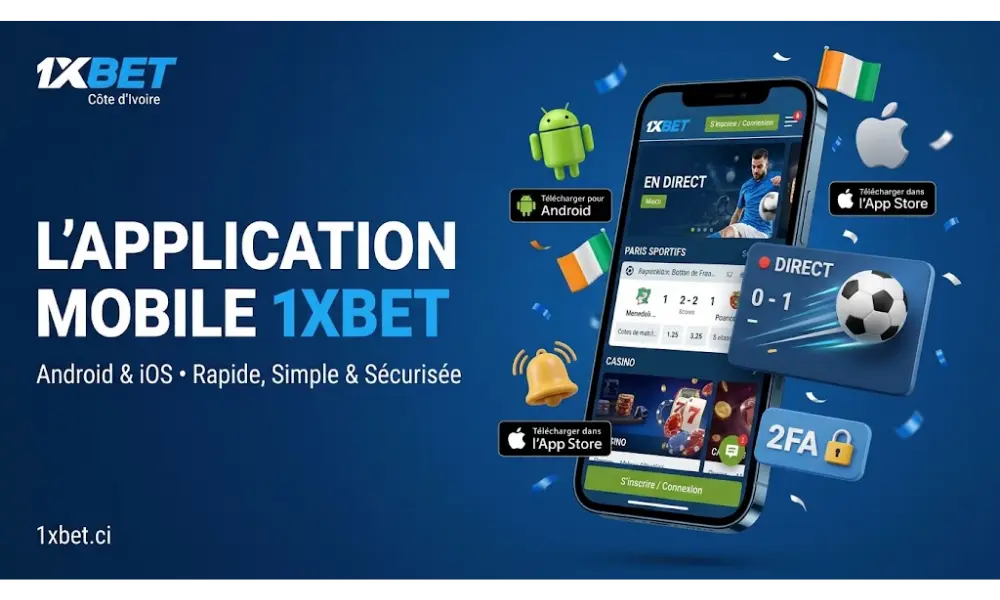 Application et site mobile 1xBet