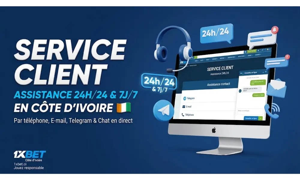 Service client 1xBet